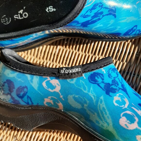 Sloggers Women's Rain and Garden Waterproof Shoes Blue Size 10 - Picture 3 of 5